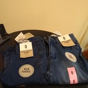 SKINNY STRETCH DENIM JEANS SIZE 0 (PRIMARK) NEW
